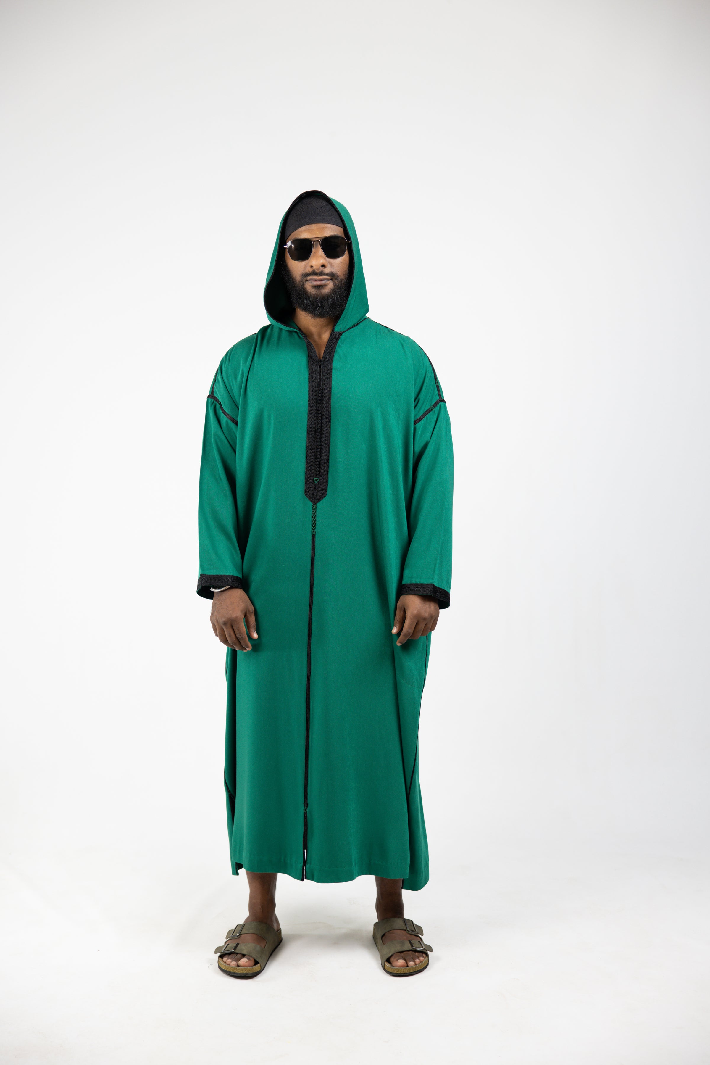 Djellaba Mlifa Classic Green/Black