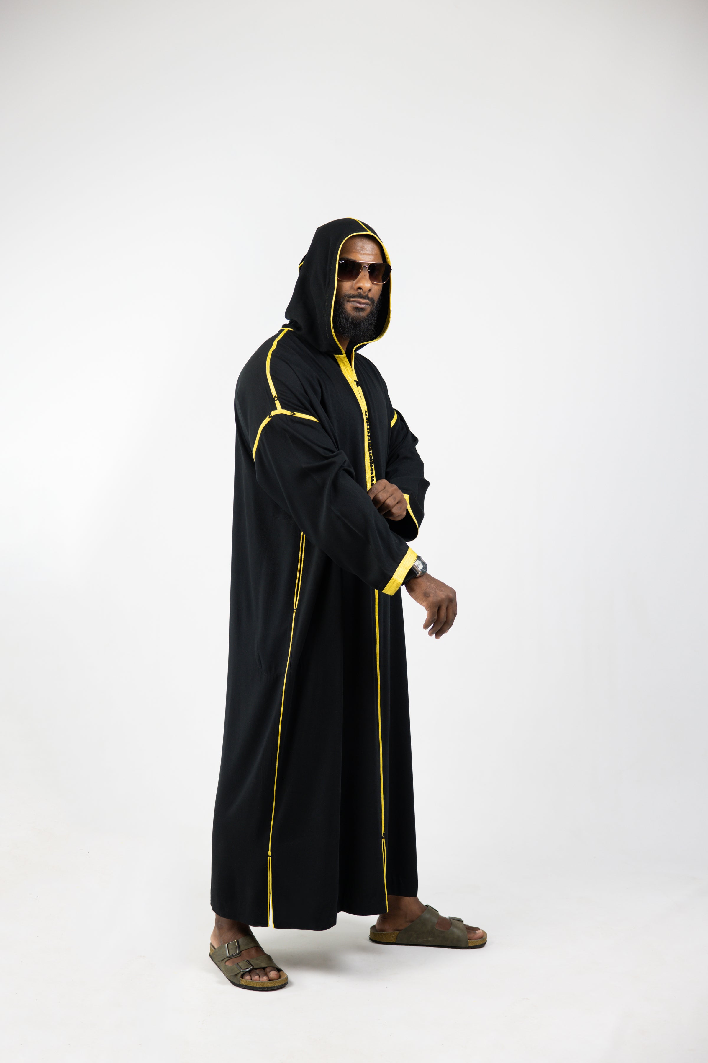 Djellaba Mlifa Classic Black/Gold